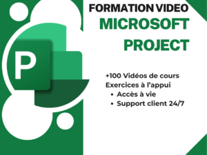 Pack complet de formation video en MICROSOFT PROJECT