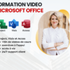 Pack de formation vidéo complète sur MICROSOFT PROJECT, VISIO & ACCESS
