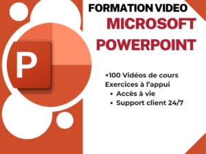 Pack complet de formation vidéo en MICROSOFT POWERPOINT