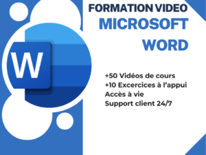Pack complet de formation vidéo en Microsoft WORD