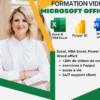 Formation vidéo en MICROSOFT EXCEL & VBA EXCEL, POWER BI, WORD