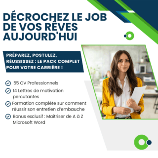 PACK CARRIERE PRO : DECROCHEZ LE JOB DE VOS RÊVES